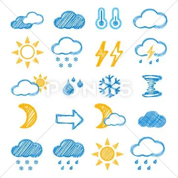 Weather icon Stock Illustration