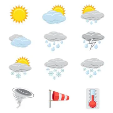Weather icon Stock Illustration