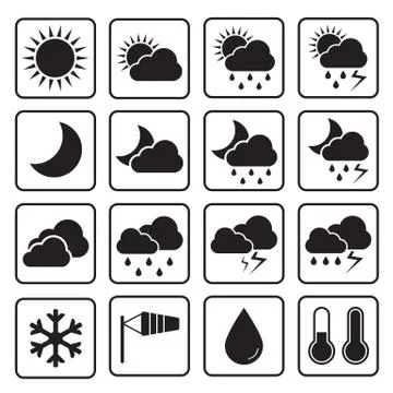 Weather icon Stock Illustration