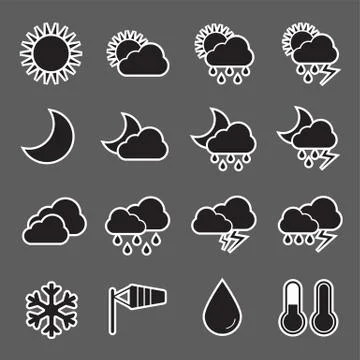 Weather icon Stock Illustration