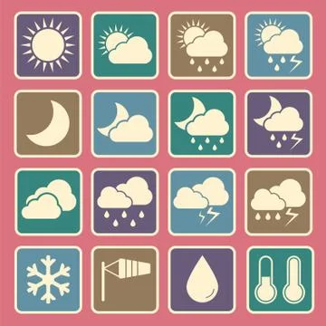 Weather icon Stock Illustration