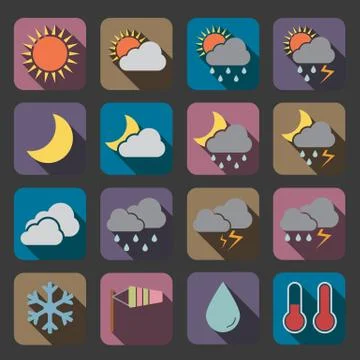Weather icon Stock Illustration