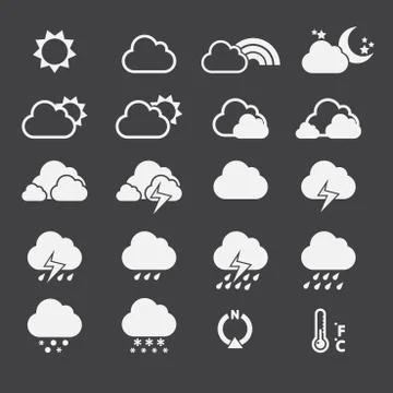 Weather icon Stock Illustration