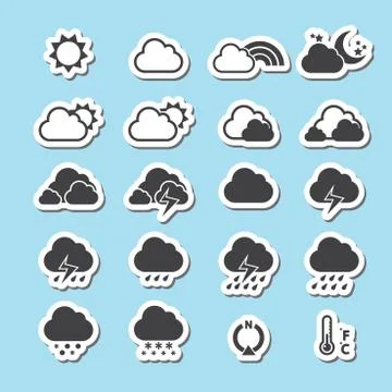 Weather icon Stock Illustration
