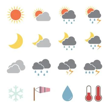 Weather icon Stock Illustration
