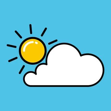 Weather icon. Ilustración de archivo