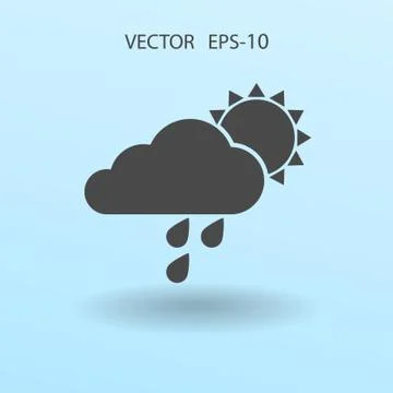Weather icon. vector illustration Ilustração Stock