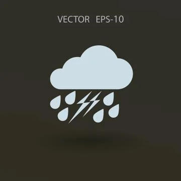 Weather icon. vector illustration Illustrazione stock