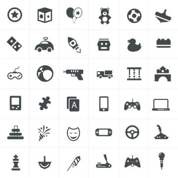 Weather icons Set Stock Illustration