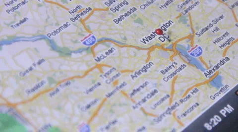 Weather map animated timelapse (v.2) Video stock 4416689