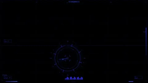 Weather Radar Wind Rose HUD ? Minimal Clean Data Display 4K Stock Footage 330696940