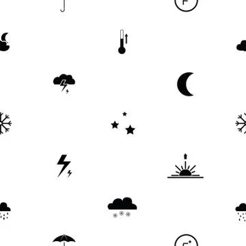 Weather seamless pattern background icon. イラスト素材