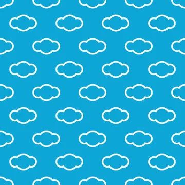 Weather seamless pattern Stock Illustration