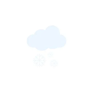 Weather, snowfall, icon, vector, snow, rain, sky, overcast, meteorology, sy.. Stock Illustration