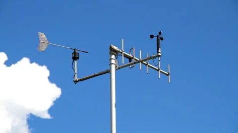 Weather station Vídeos de archivo 8539257