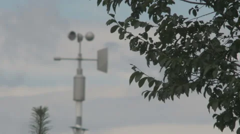 Weather station instruments 4K _2 Stock Footage 41489813