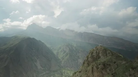 Weather station in the mountains Stock Footage 232102115