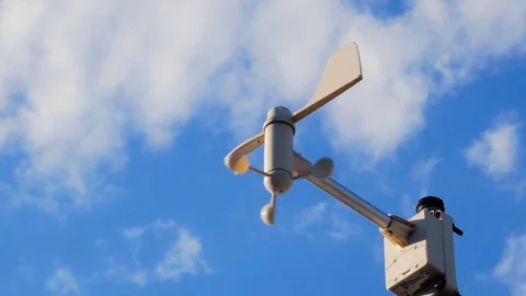 Weather station in wind Stock Footage 76255049
