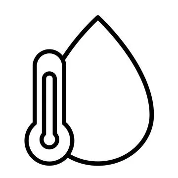 Weather temperature icon Stock Illustration