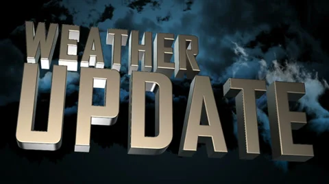 Weather Update Animation Video stock 32929410