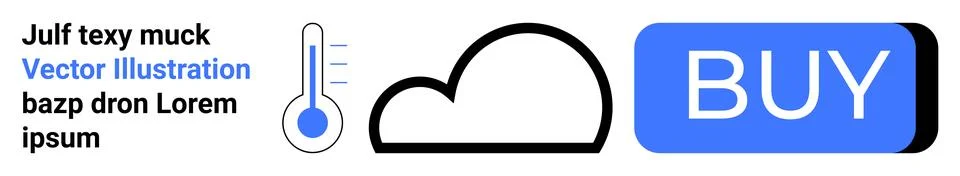 Weather updates, e-commerce, temperature monitoring, data analysis, internet  Stock Illustration