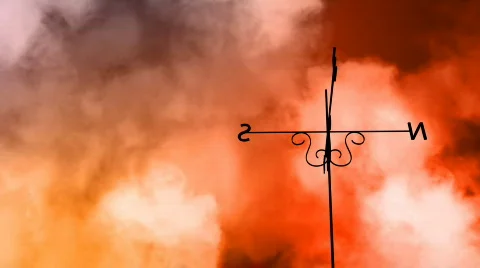 Weather Vane Change HD Loop Stock Footage 772313