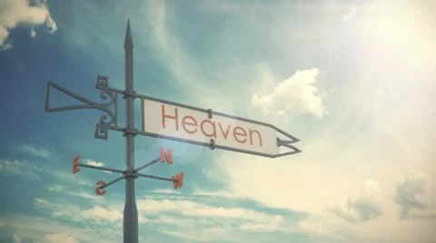 Weather vane Heaven Stock Footage