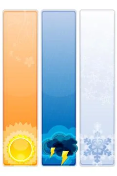 Weather variations Stock-Illustration