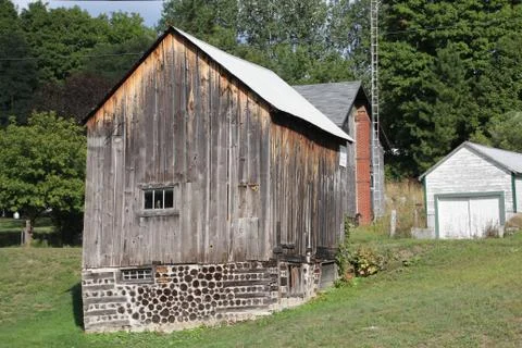 Weathered barn Stock Photos