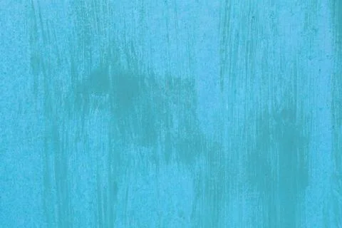 Weathered Blue Painted Wall Texture. Brush Strokes. Stock Photos