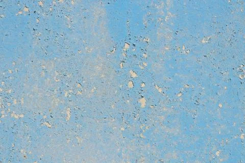Weathered Blue Painted Wall Texture Stock Photos