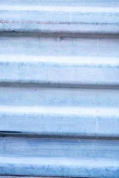 Weathered Blue Striped Wall Texture With Faded Paint Stock Photos