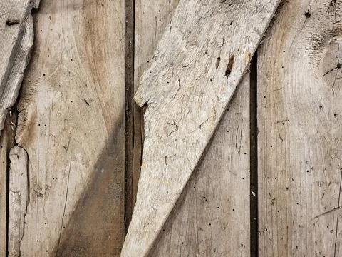 Weathered Boards on Wall Stock Photos