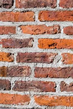 Weathered brick stone wall Stock Photos