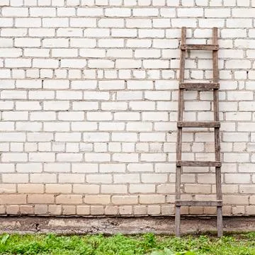Weathered brick wall background Foto stock