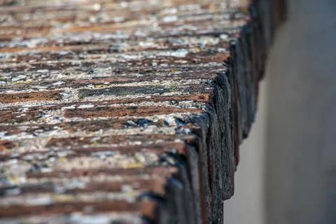 Weathered Brick Wall in Close-Up Stock Photos