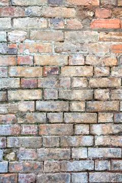 Weathered brick wall Stock Photos