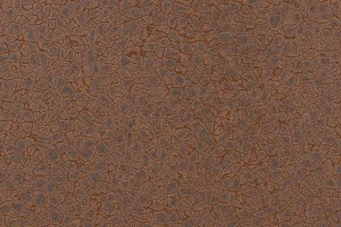 Weathered brown cracked earth texture background with dry organic parched ground Stock Illustration