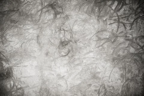 Weathered cement background with soft gradients and organic marks Stock Photos