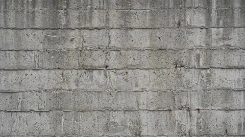 Weathered concrete brick wall texture background. Fotos Stock
