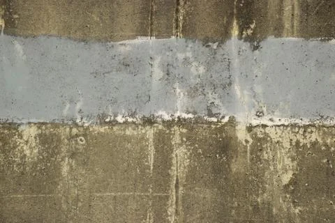 Weathered concrete wall with paint effect Stock Photos