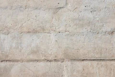 Weathered Concrete Wall Texture with Cracks in Kyrgyzstan Stock Photos