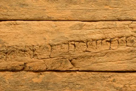 Weathered demolition wood section texture detail Stock-Fotos