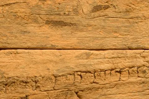 Weathered demolition wood section texture detail Stock Photos
