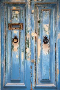 Weathered door Stock Photos