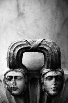 Weathered Faces Stock Photos