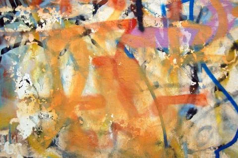 Weathered graffiti Foto stock