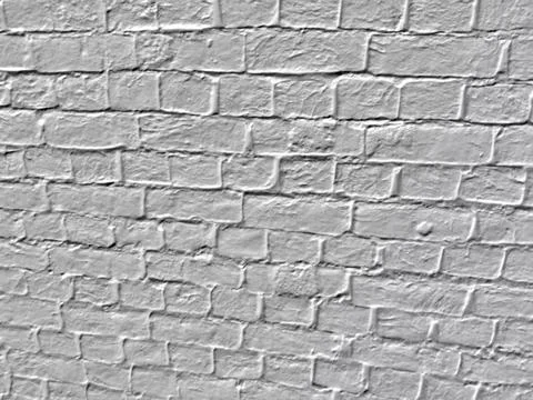 Weathered gray brick wall cement background texture with rough aged Stock Illustration