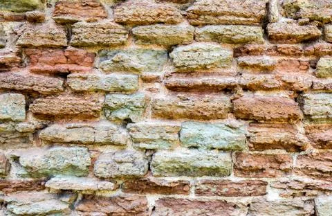 Weathered grey stone wall as creative background Foto stock