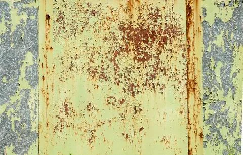 Weathered grunge tin surface Stock Photos